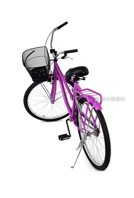 粉色自行车/全裁剪路径